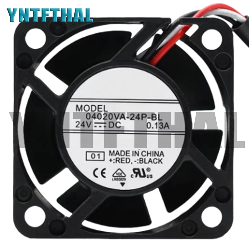 冷却ファン,04020va-24p-bl 06025sa-24q-bl,24v,0.13a,4020,新品