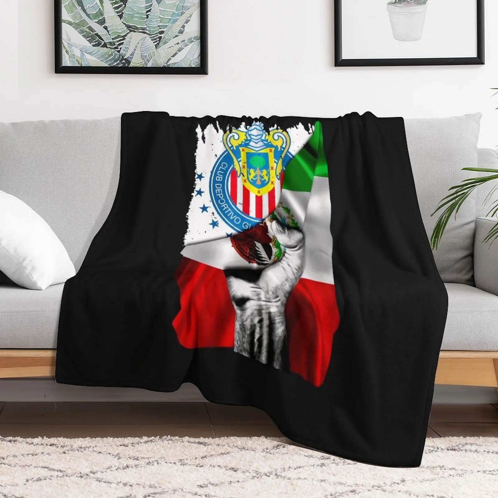 

Chivas De Guadalajara Flag Mexico Football Club Orgullo Mexicano Throw Blanket bed plaid Beach Summer Blankets