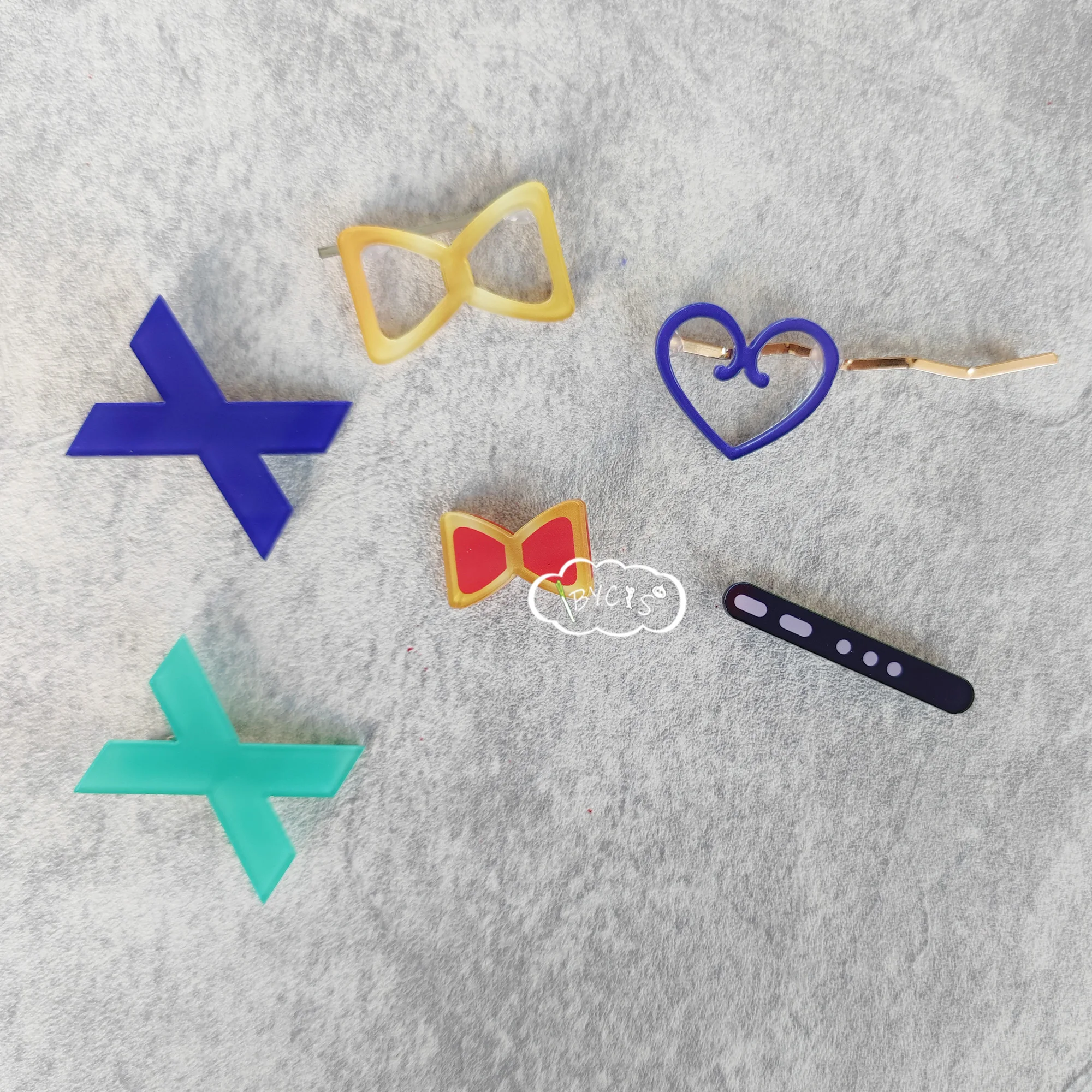 Anime Akiyama Mizuki Selen Tatsuki Cosplay Hairpin Girls Side Hair Grip Barrettes Hair Accessories Styling Hairdressing Makeup