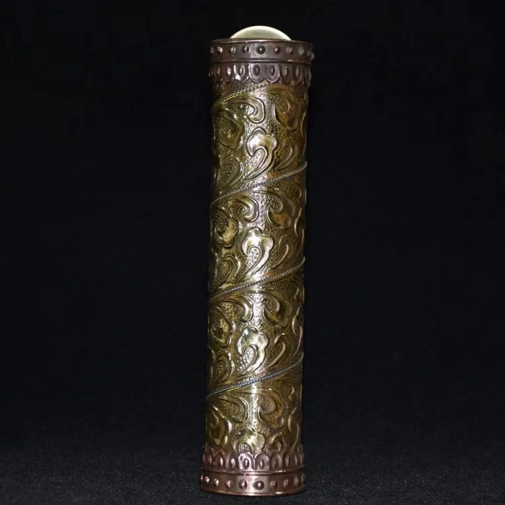 

Rare Qing Dyansty copper kaleidoscope statue,1911