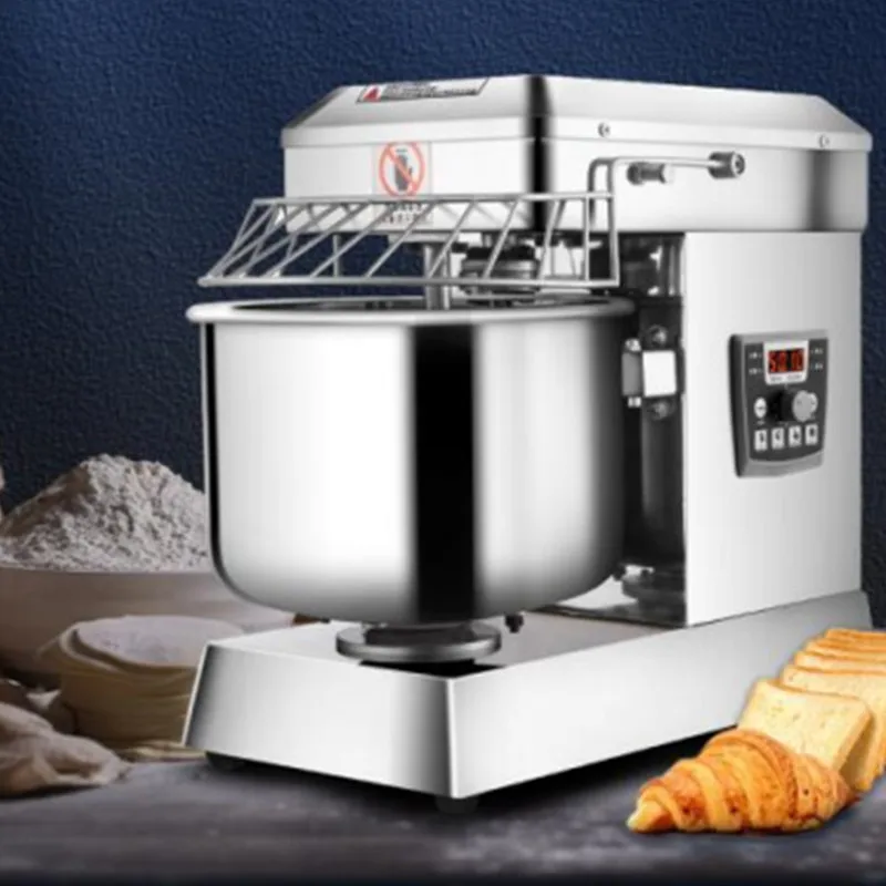 10/15kg Dough Mixer Commercial Small Automatic New Double Action Kneading Electromechanical Live Bread Mixer