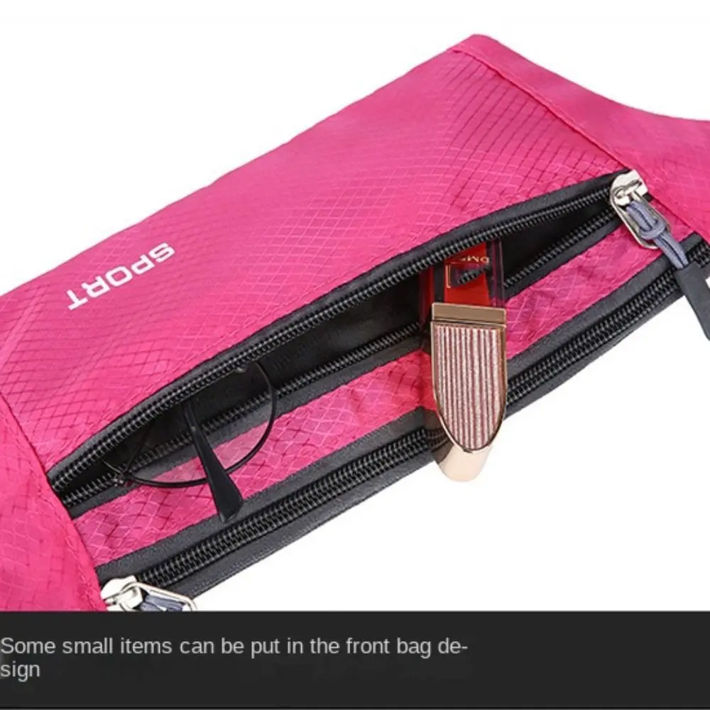 1 قطعة الرجال النساء الخصر حقيبة موضة حقيبة صدر للرجال في الهواء الطلق تشغيل السفر حقيبة رياضية حزمة الورك الخصر حزم محفظة محفظة حزمة عادية #4