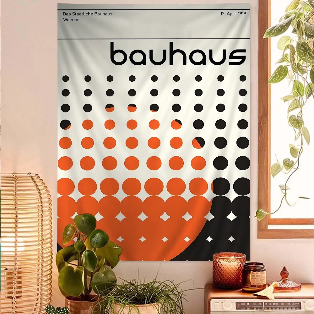 Bauhaus Modern Simplicity Printed Large Wall Tapestry Indian Buddha Wall Decoration Witchcraft Bohemian Hippie Decor Blanket