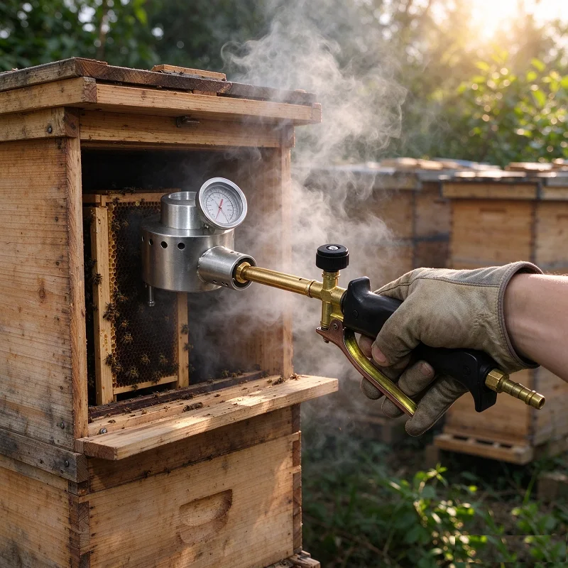 Oxalic Acid Evaporator Propane Oxalic Acid Vaporizer Bee Fogger Varroa Mites Treatment Oxalic Acid Sublimator Beekeeping Tools