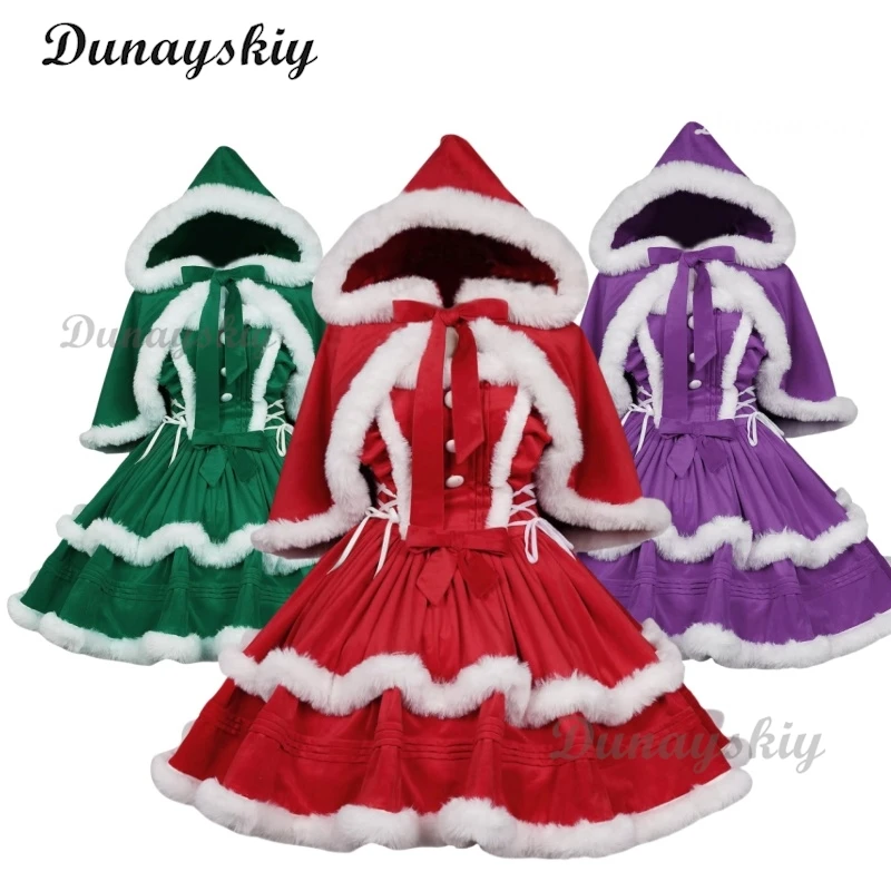 New Christmas Costume Anchor Uniform Seductive Sexy Maid Costume Cosplay Bunny New Year Christmas Costume Cosplay Customized