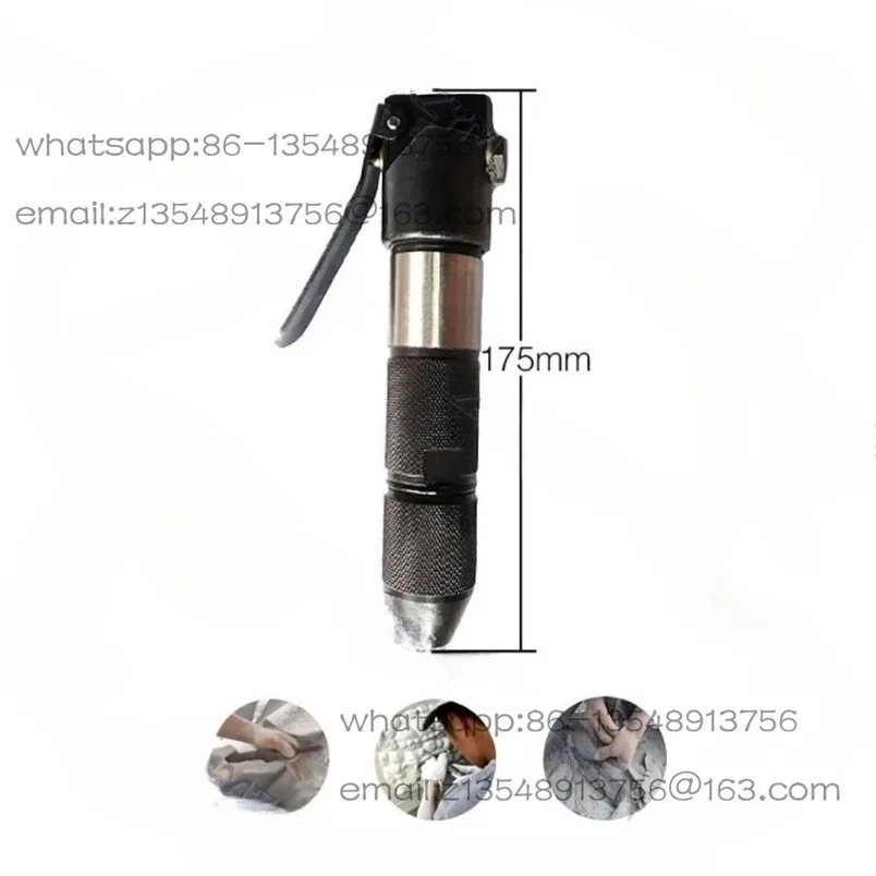Pneumatic engraving machine, alloy blade tip, embossing, trimming, chiseling, and base cleaning tool