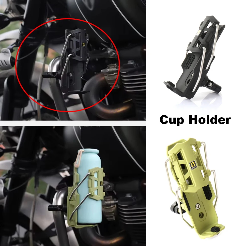 

﻿ For BMW R1250GS R1200GS Adventure ADV New Moto Water Bottle Holder Protective Bumper Adjustable Hidden Cup Beverage Holder