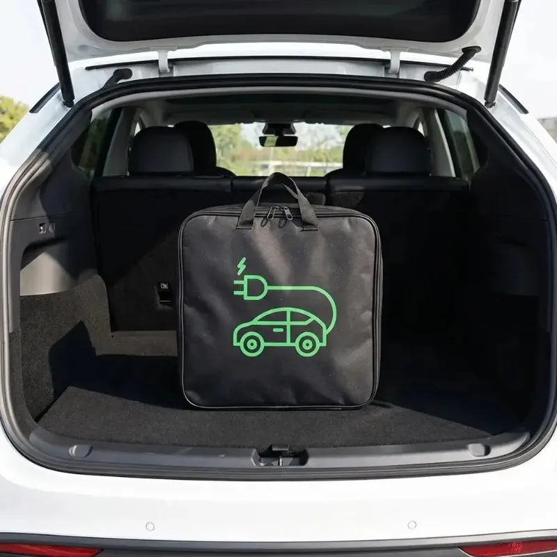 Storage Bag Electric Car Charger Waterproof Car Battery Cable Handled Bag EV Car Charging Gun Storage Organizer Car Accessories view 5
