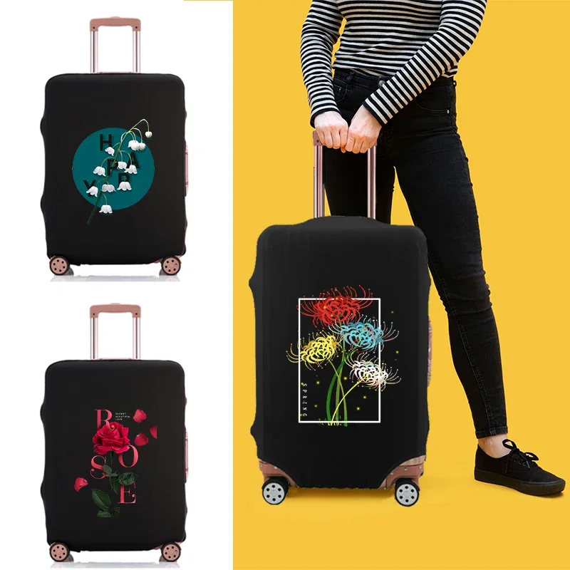 Unisex Luggage Protective Cover Suitcase Cover Walls Series Pattern Dust Bag Case for 18-28 Inch Travel Cover Bag