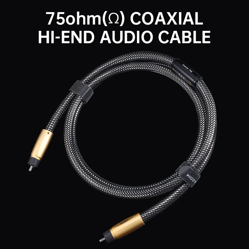 Serost Aurora HiEND 6N OCC Graphene Kupfer (MPS Arthur) Digitales Koaxial-RCA-Audiokabel 75 Ohm für CD DAC DSP Decoder SPDIF-Anschluss – Detail 6
