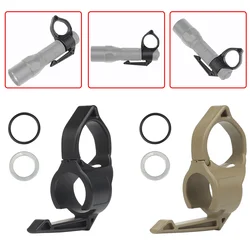 Tactical Switchback Flashlights Holder 27mm Nylon Finger Ring For Surefire G2X Pro Flashlight Pocket Clip