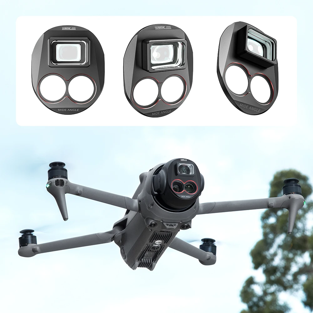 Широкоугольный объектив HD, оптическое стекло, широкоугольный объектив обзора, диапазон съемки 110 градусов для аксессуаров DJI Mavic 4 Pro