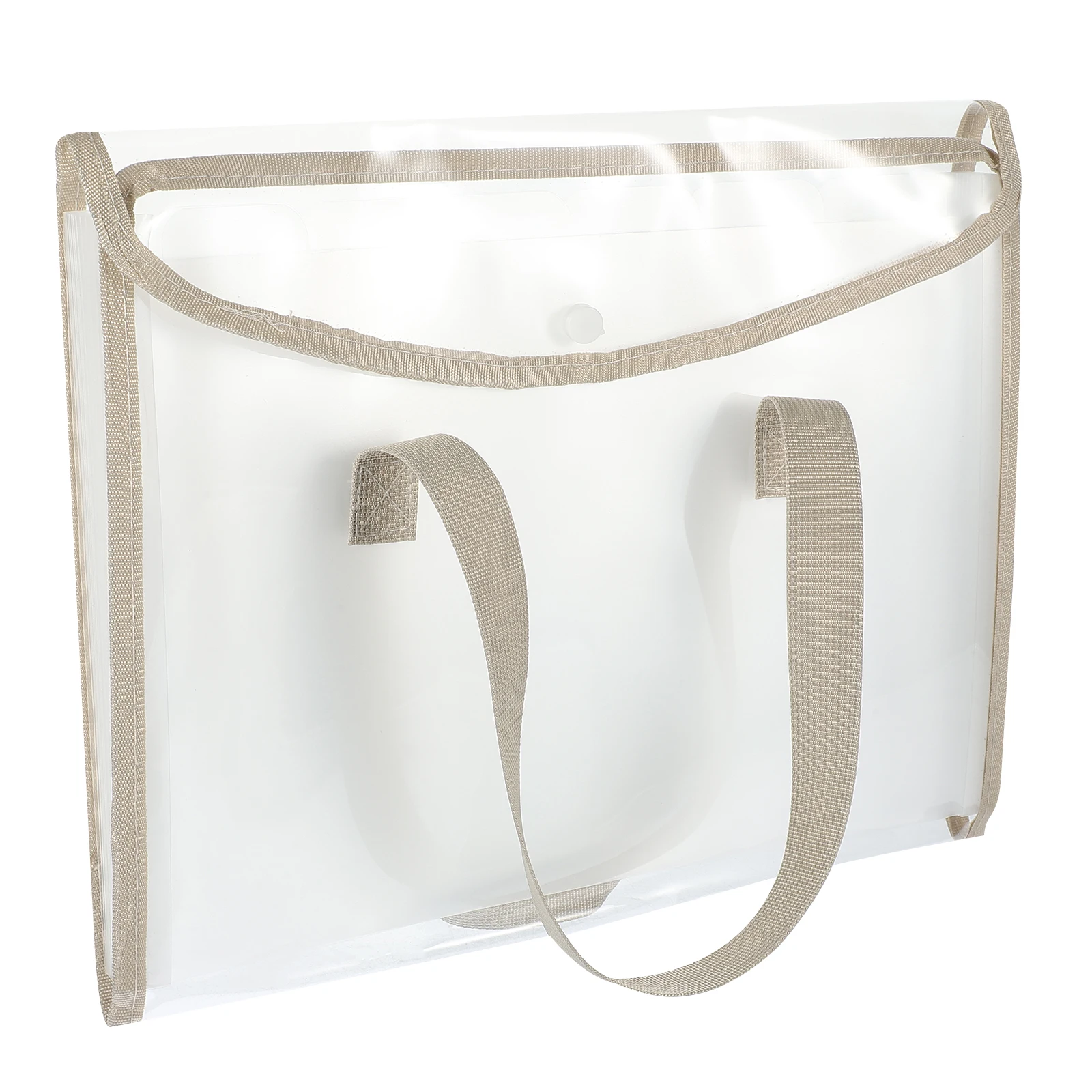 

1pc Large Capacity File Folder Bag Multi-Layer Expandable Document Organizer Portable Paper Storage Holder Accordion File