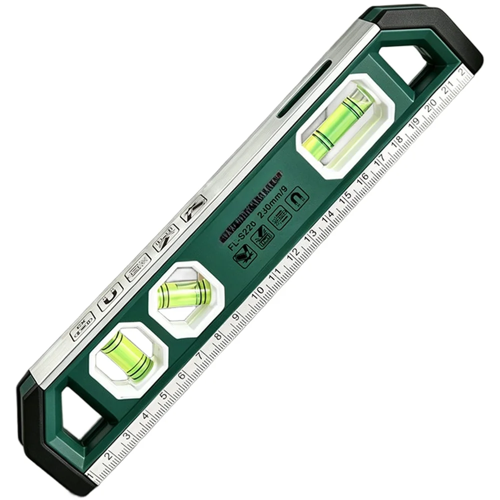 Magnetic For Torpedo Level With Gradient ABS Aluminum Alloy Straightedge For Construction Carpentry Woodworking Measuring Tool
