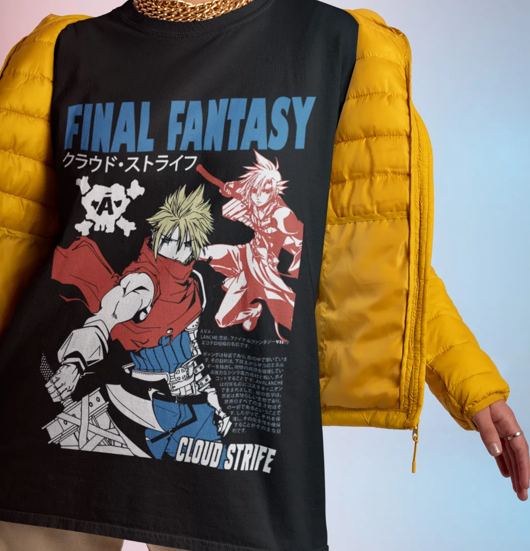 Sephiroth FF VII Final Fantasy 7 Shirt FF7 Tee Play Gamer Tshirt Unisex T-Shirt