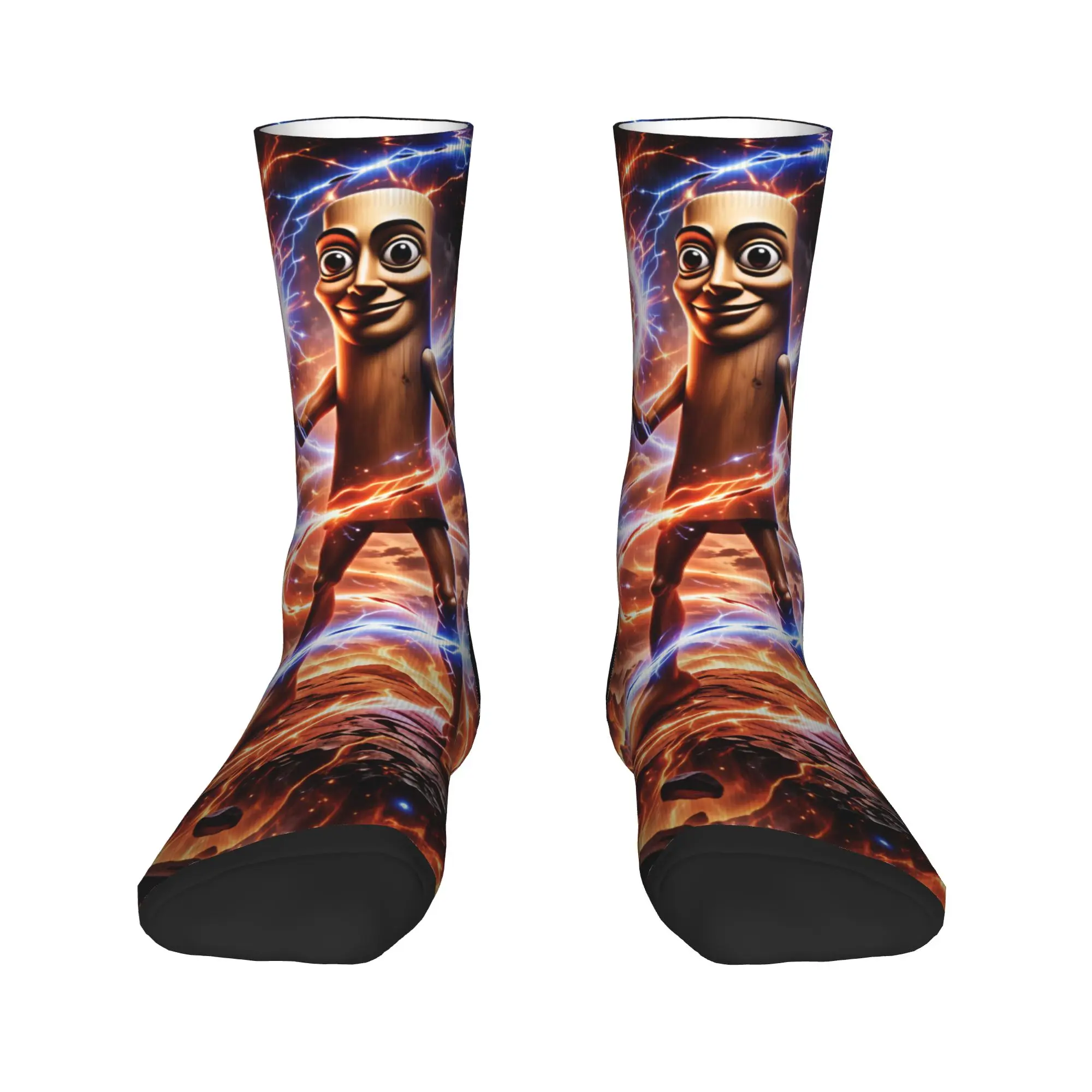 Tung Sahur Power Lightning Socks  Fashion Stockings Winter Anti Sweat Women Men Socks Comfortable Design Outdoor Socks