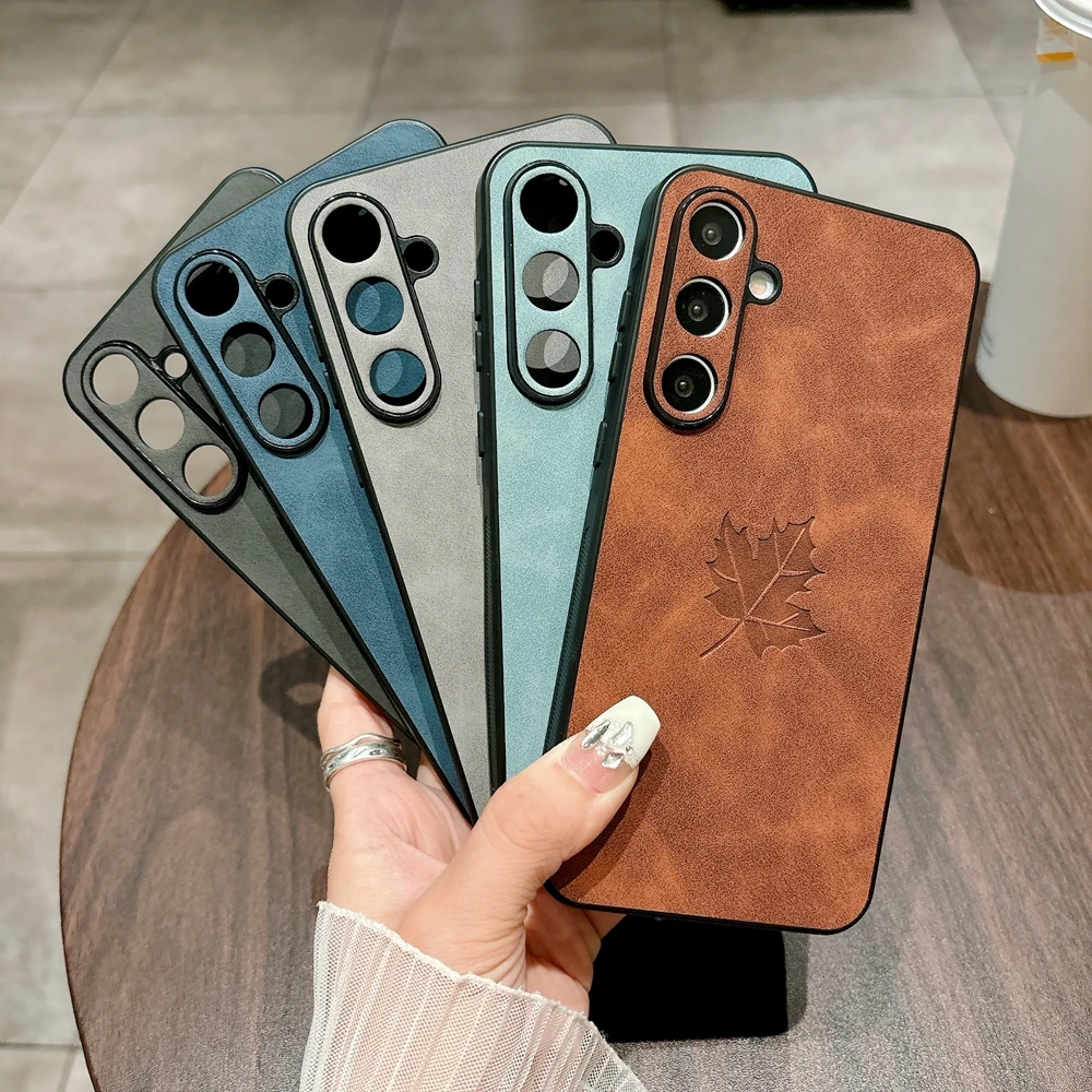 

Кожаный чехол Retre для Samsung Galaxy A56 A55 A54 A53 A52 A36 A35 A34 A26 A25 A24 A23 A16 A15 A14 A13 A12 4G 5G Maple Leaves