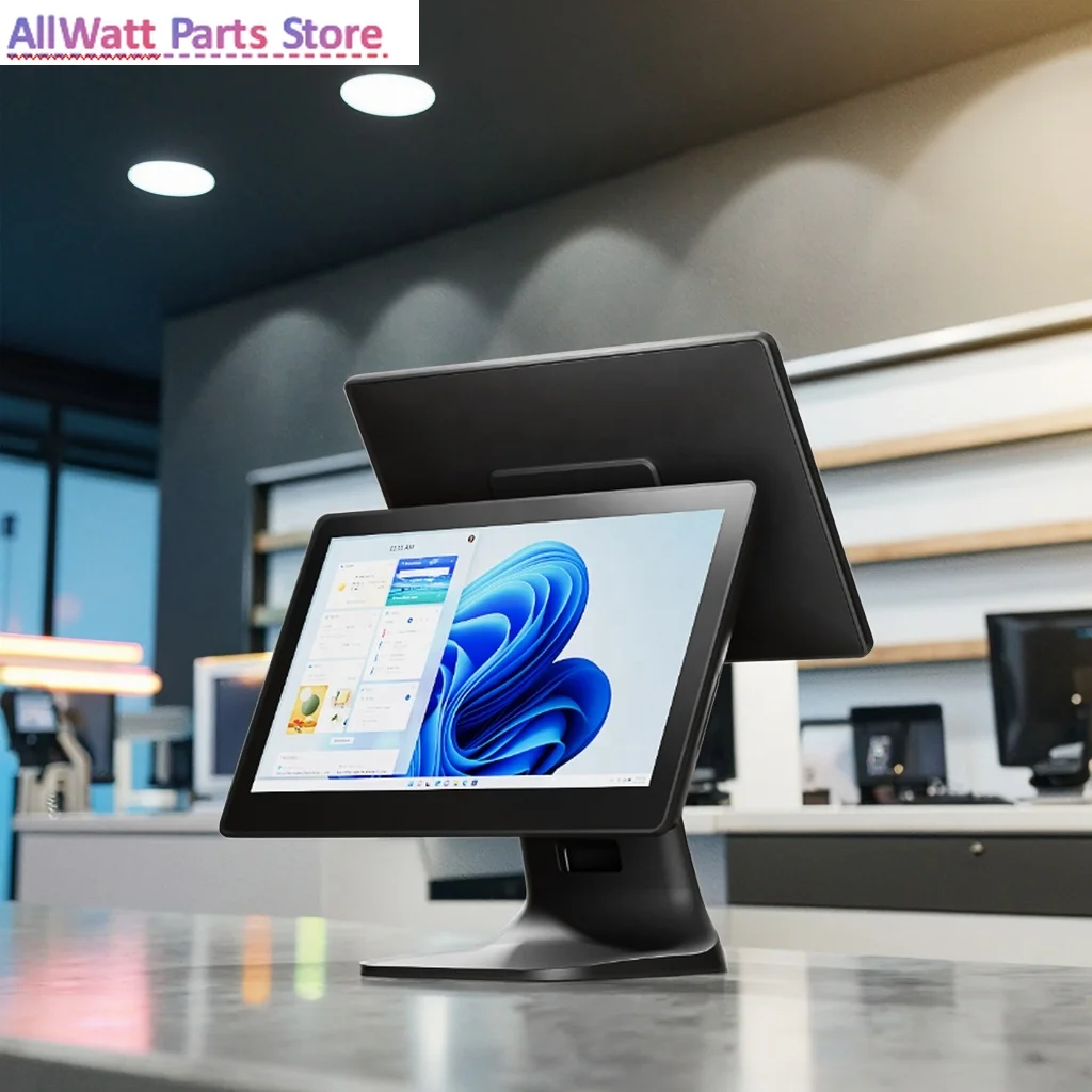 Core i5 3rd Gen (8gb RAM + 128gb SSD) All-in-One Dual Screen Touch POS Cash Register Device (15.6 + 15.6 Screen)