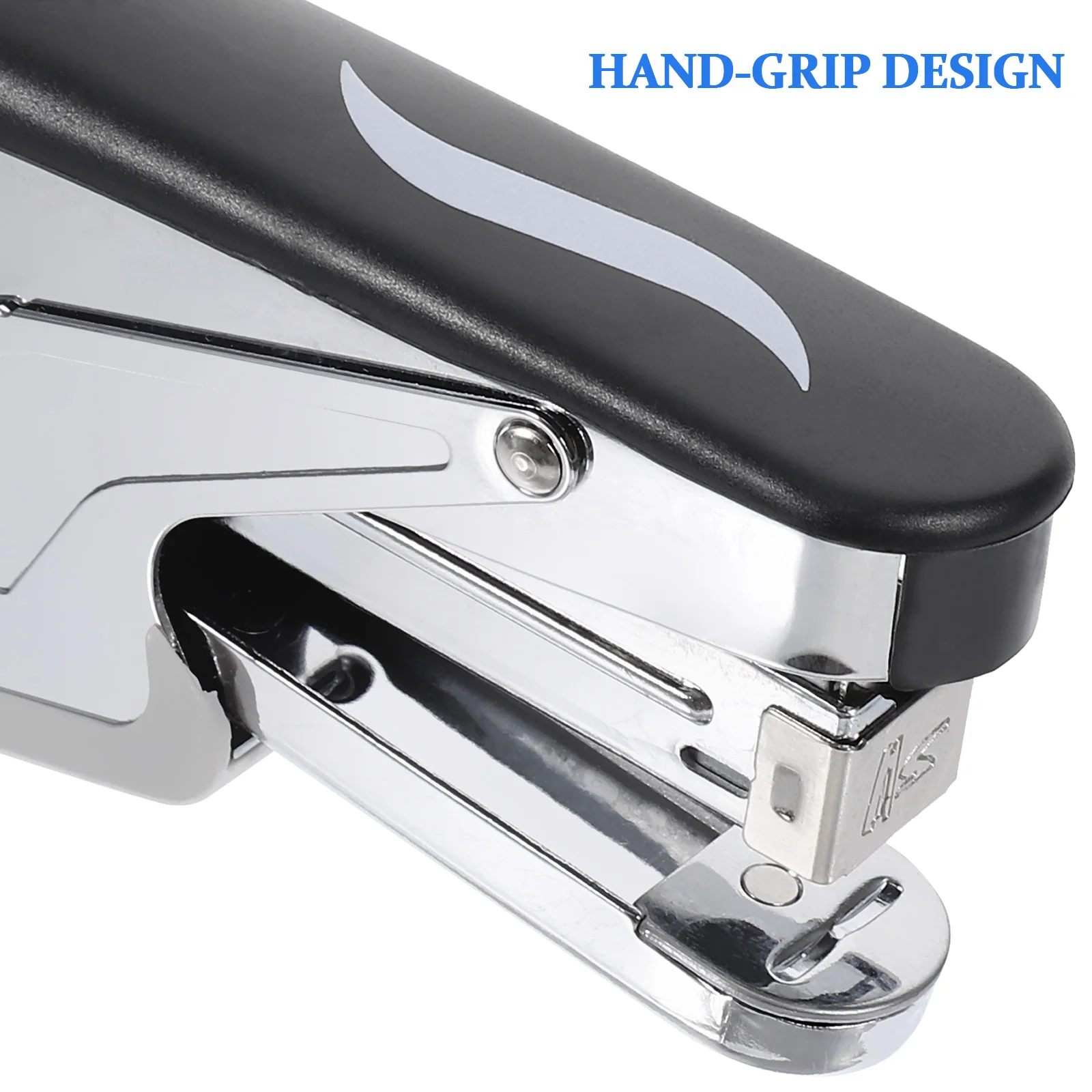 

Hand-held Stapler Jam-free Book Sewer Heavy Duty Plier for School Students Metal Grip