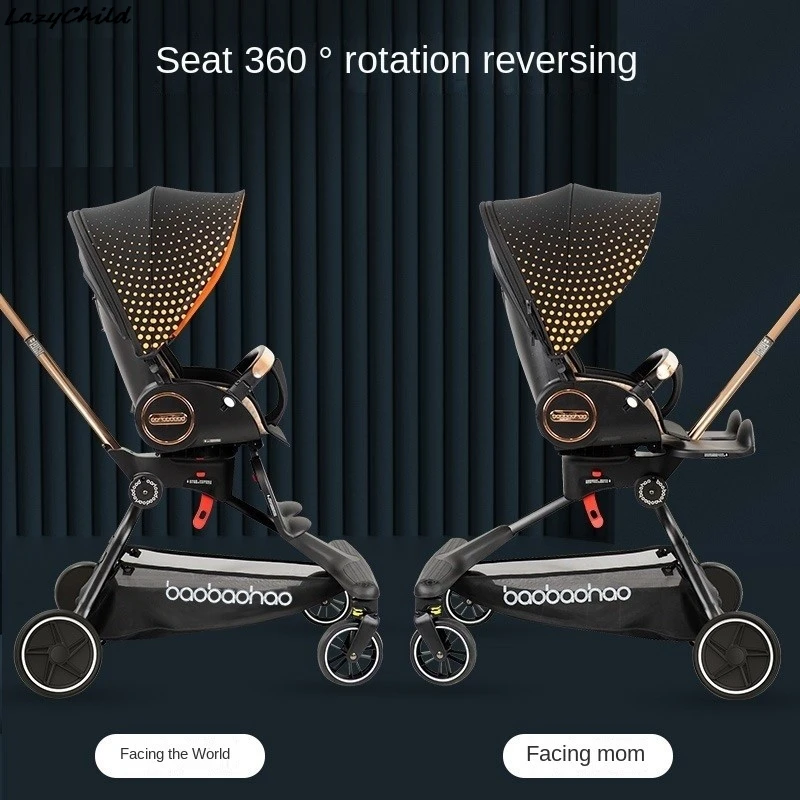 V9-C/V18PLUS Baby Walker Can Sit And Lie Bidirectional Implementation Of Foldable High Landscape Baby Walker Portable News