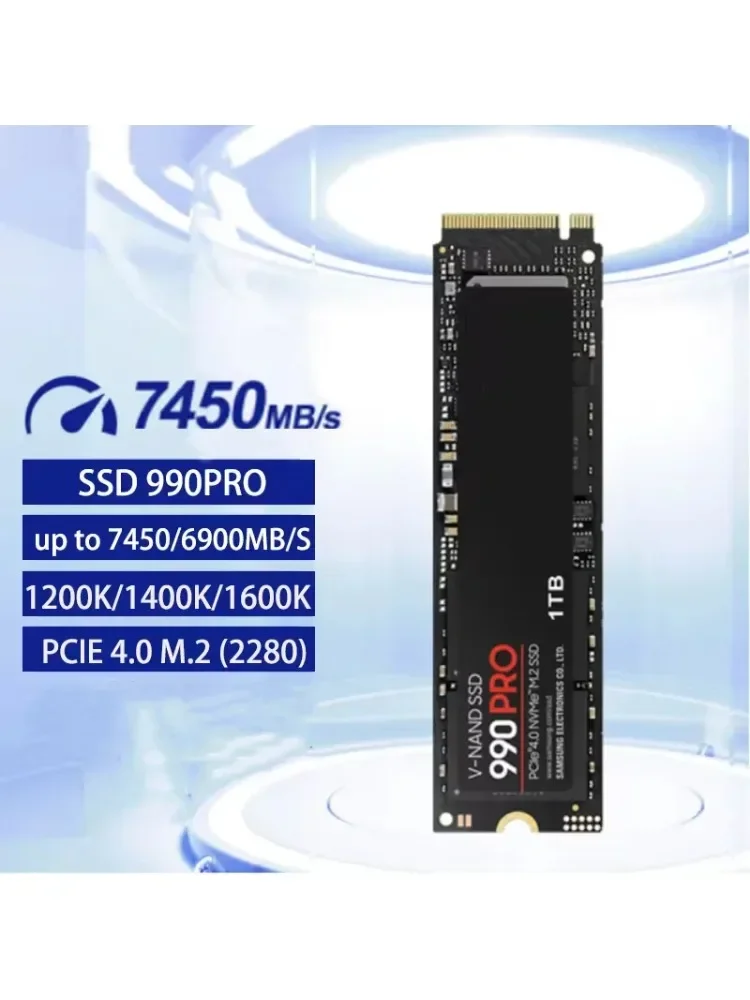 Original Neue 990 PRO M.2 NVMe SSD PCIe Gen4 2280 Hochleistungs-Interne Solid-State-Laufwerke 2TB 4TB Gaming-Speicher für PS5 Desktop