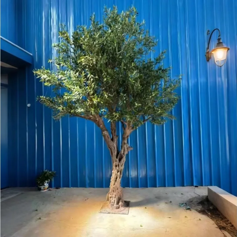 Customized 3.5m High Big Artificial Olive Tree Fake Large Olive Tree for Indoor and Outdoor Decoration