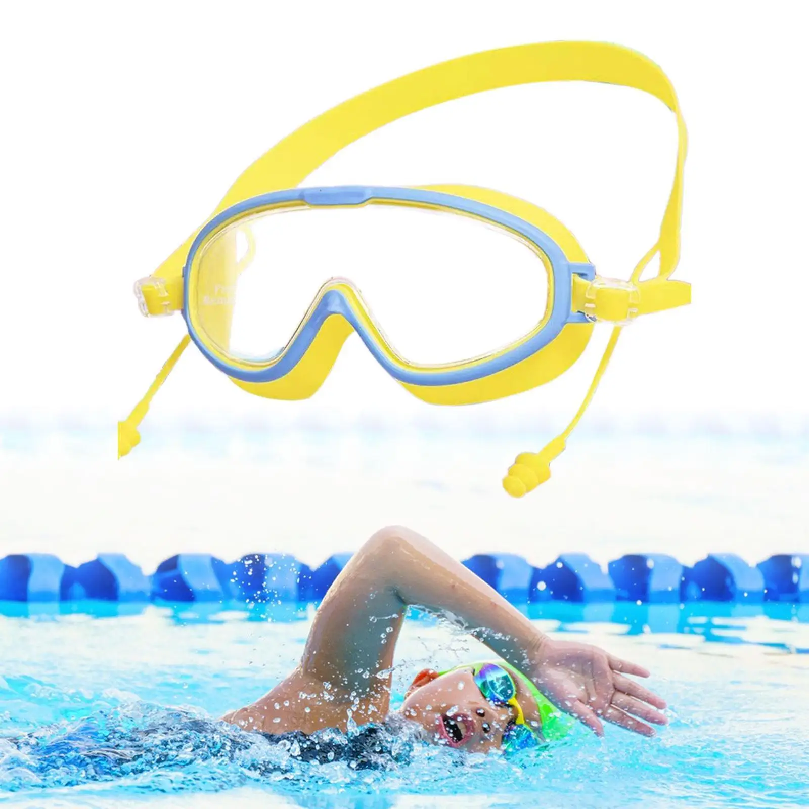 

Детские очки для плавания для мальчиков и девочек, водонепроницаемые герметичные очки для плавания в бассейне