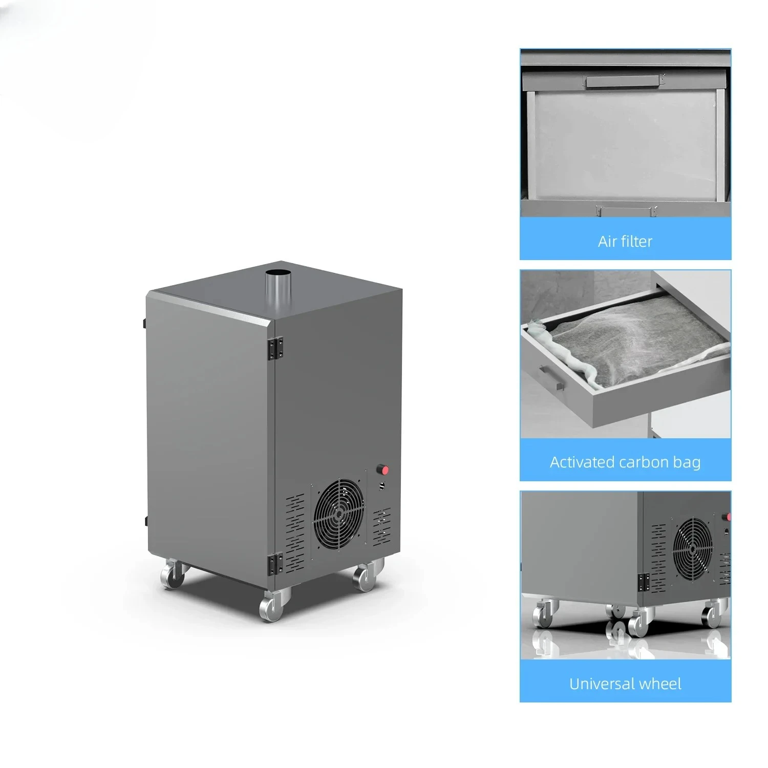 CY50 Factory Prices DTF Printer Lampblack Smoke Air Filter Making Machine for Gas Disposal Machinery