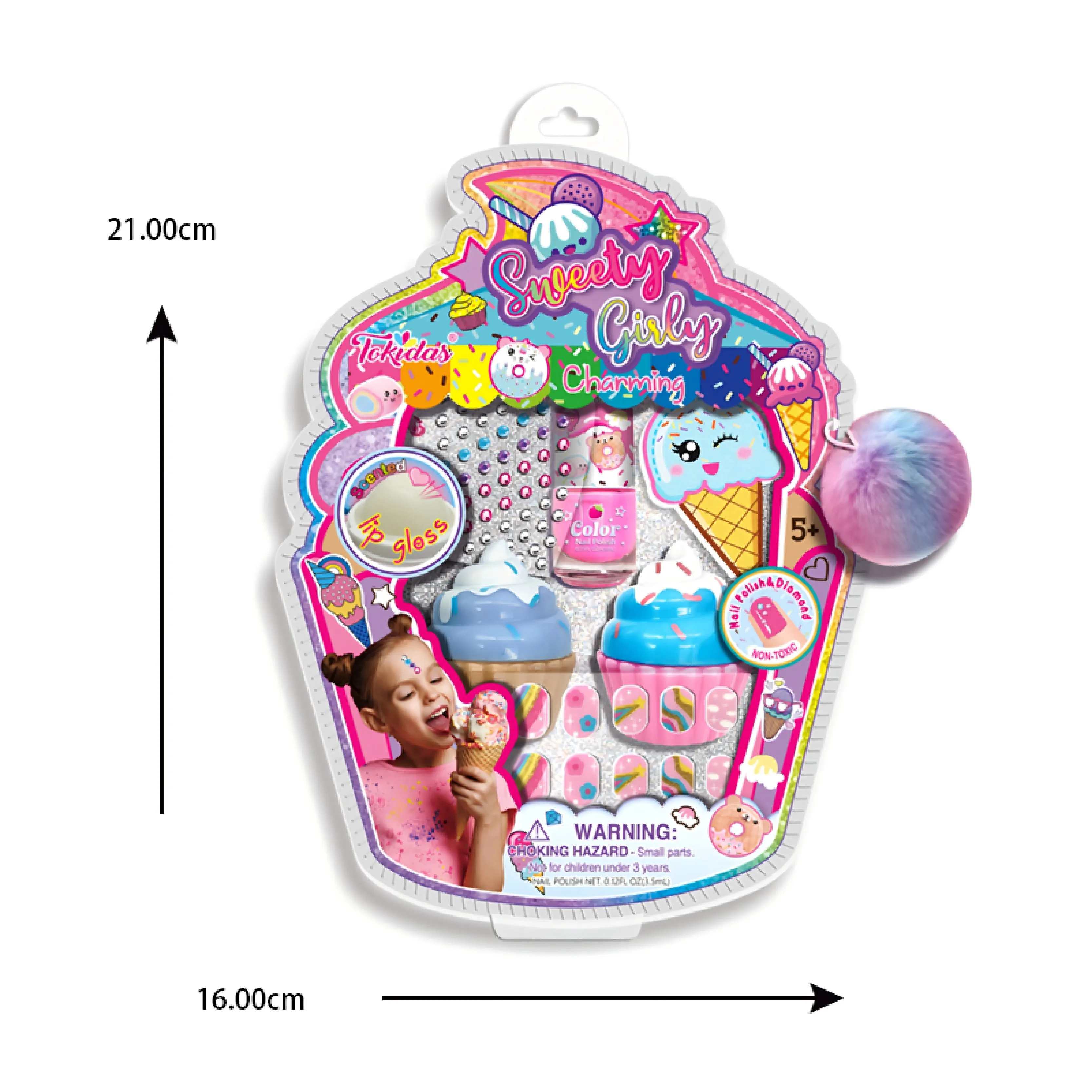 2024 Kids Makeup Set Glitz Makeup Sets Nail Polish Girls Toys