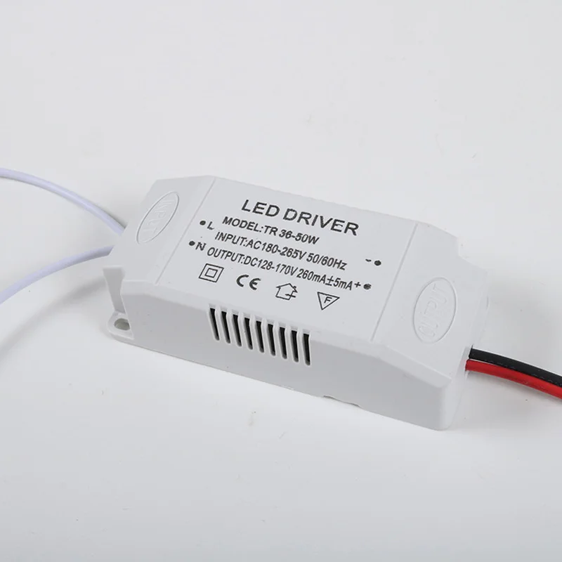 12-24W 24-36W 36-50W External Power Supply LED Driver Electronic Transformer Constant Current For Ceiling Light