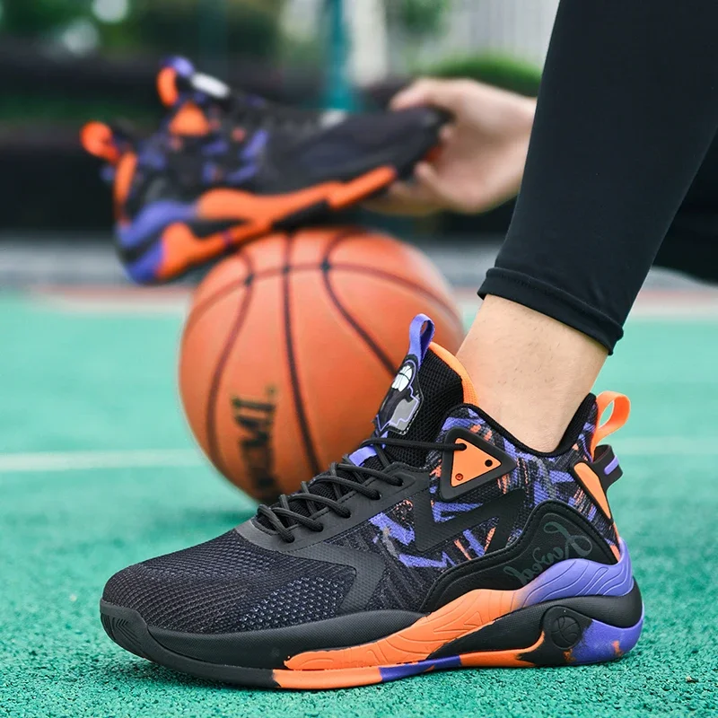 2026 Explosions Men's Shoes Wear-resistant Basketball Shoes Men's Shoes Genuine Goods Sneaker Autumn Men's Anti-slip Sneakers