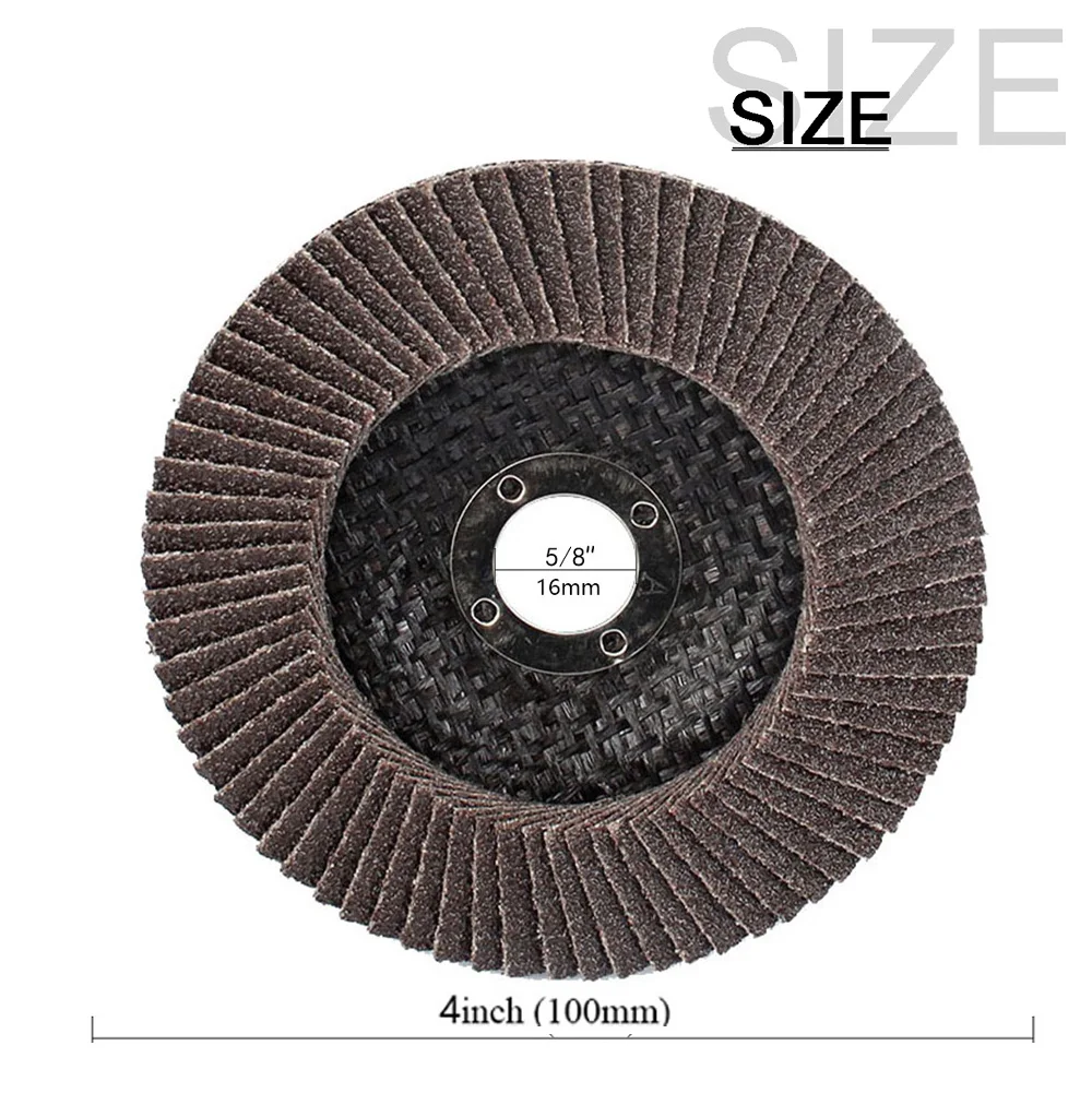 3/4/4.5 Inch Flap Discs 80Grit Angle Grinder Sanding Discs For Metal Plastic Wood Polishing Abrasive Grinding Wheels 1pc