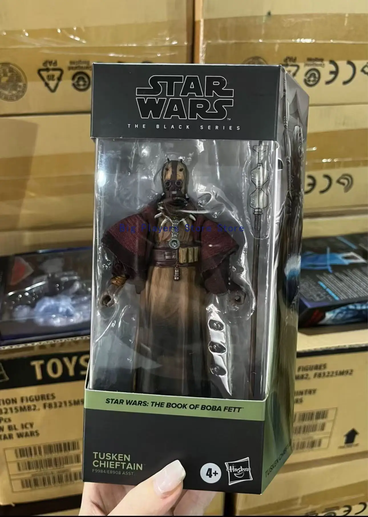 

Hasbro, Star Wars, Chief Tusken, Sandman Patriarch, Sandman Chief, Книга Bobafette, 6-дюймовая черная коробка