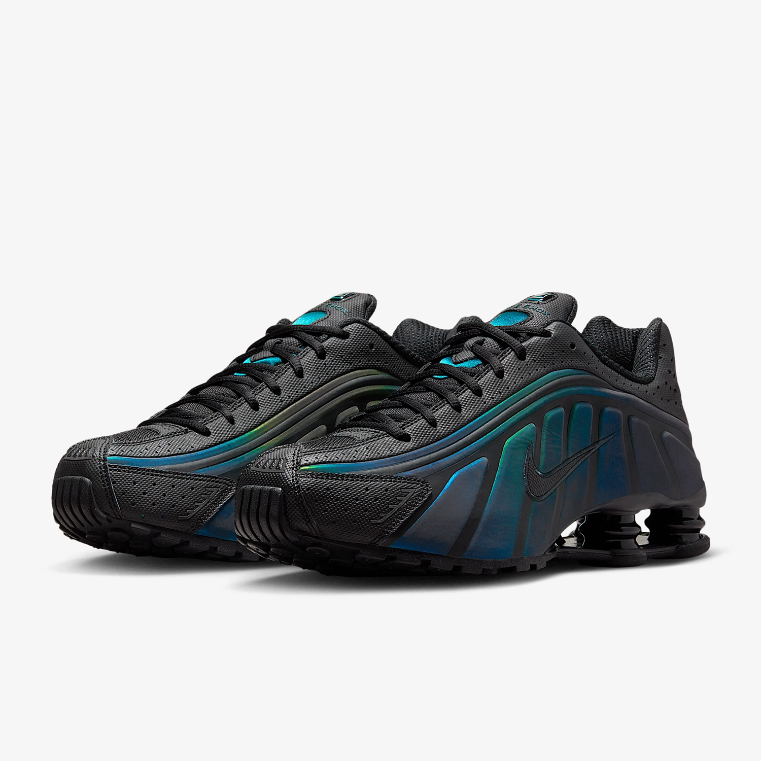 Tênis de corrida masculino Nike Authentic Shox R4 SE com coluna de ar e amortecimento esportivo IM6596-001