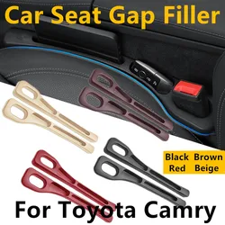 PU Car Seat Gap Stuff Side Seam Car Gap Filler Leakproof Seat Gap Storage Organizer For Toyota Camry 2006-2023 2024 Accessories
