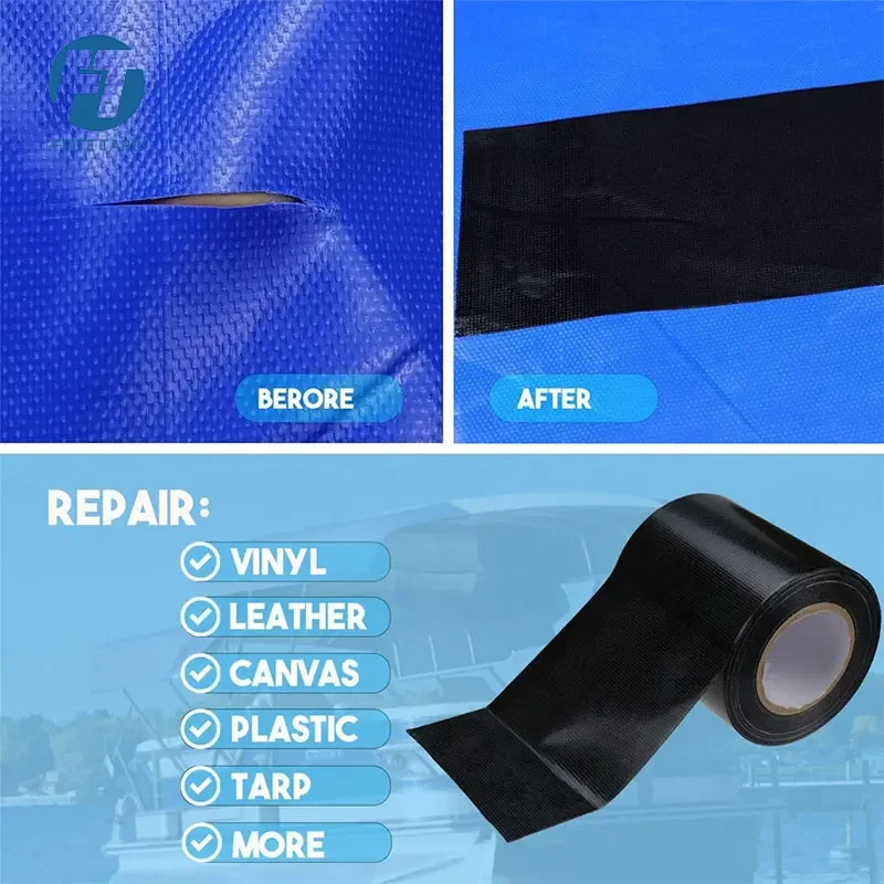 2025 جديد شريط لاصق قوي شريط نسيج مقاوم للماء لخيمة قارب RV يغطي مظلة المظلة
