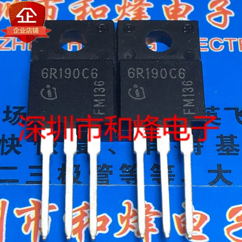 10PCS/Lot IPA60R190C6 6R190C6  TO-220F 650V 59A Really Stock Original Best Quality Fast Shipping 100%Test