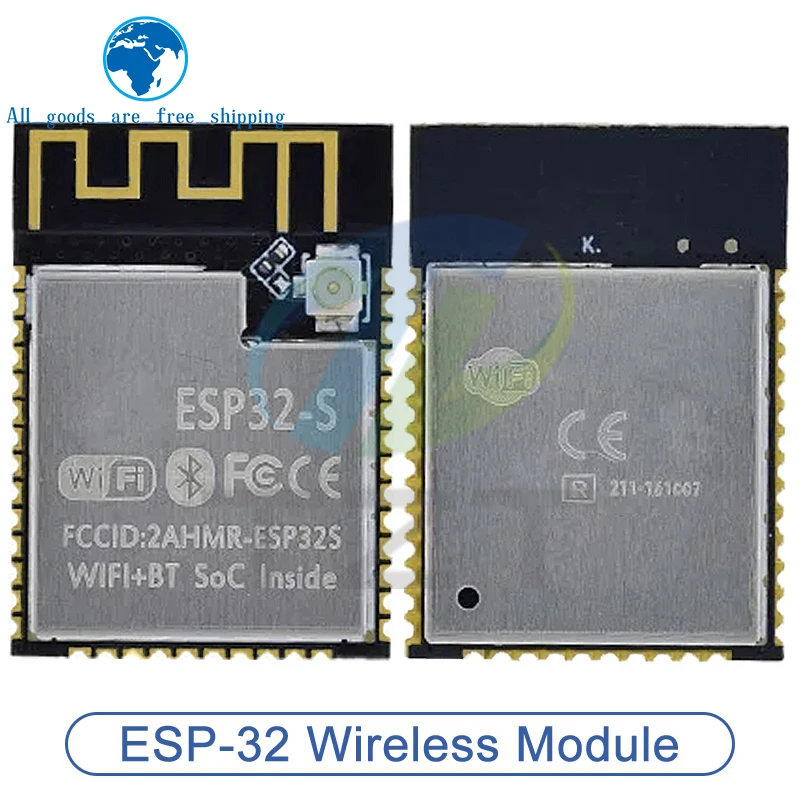 ESP-32S ESP-WROOM-32 ESP-WROOM-32D ESP32 ESP-32 Bluetooth and WIFI Dual Core CPU with Low Power Consumption MCU ESP-32