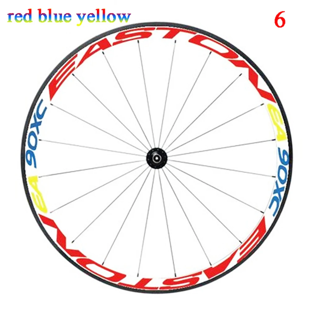 1 Side Multicolor Bike Wheel Rims Reflective Stickers Decals Cycling Safe Protector 26/27.5inch Wheel MTB Bike Accessories