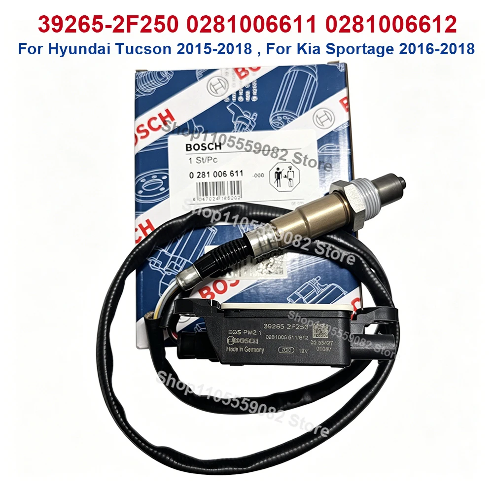 

39265-2F250 392652F250 PM Particulate Matter Sensor For Hyundai Tucson 2015-2018 Kia Sportage 2016-2018 0281006611 0281006612