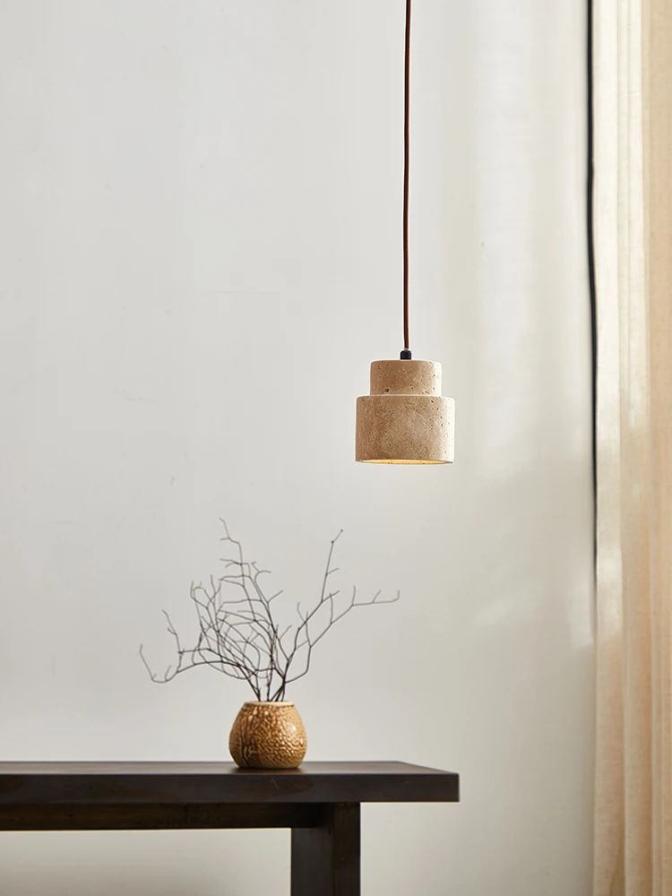 

Japanese Wabi Sabi style bedroom bedside lamp balcony corridor lamp designer art homestay art pendant lamp