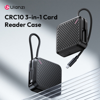 Ulanzi CRC10 3-in-1 Card Reader Case CFA/SD/TF Simultaneous Transfer 13 Card Holders Type-C for Smartphone Laptop Tablet