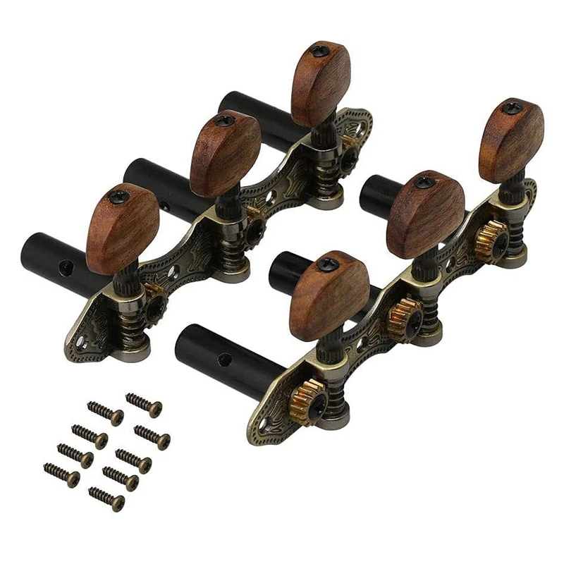 2Pieces Guitar Tuner Tuning Keys Pegs Machine Heads For Classical Guitar