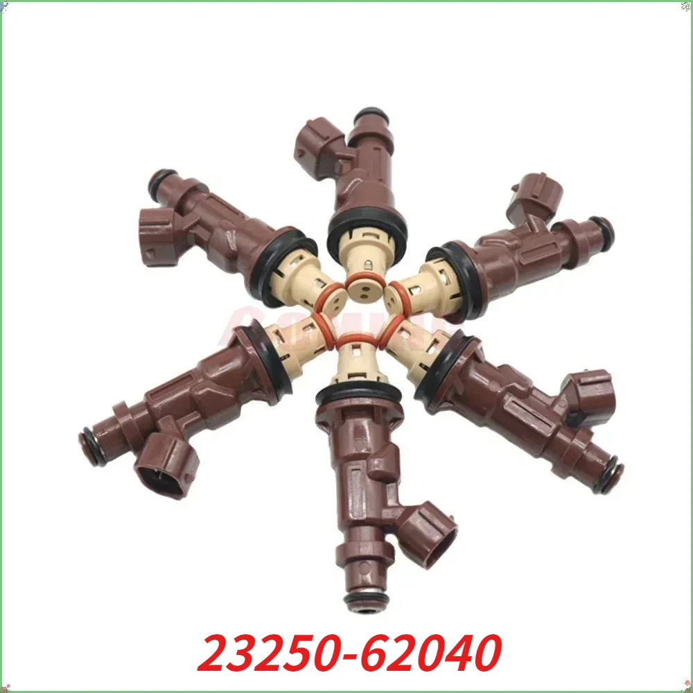 

Fits for Toyota Tacoma Tundra 4Runner 3.4L HILUX SURF LAND CRUISER PRADO 1999-2004 New 6PCS Fuel Injectors Nozzle 23250-62040