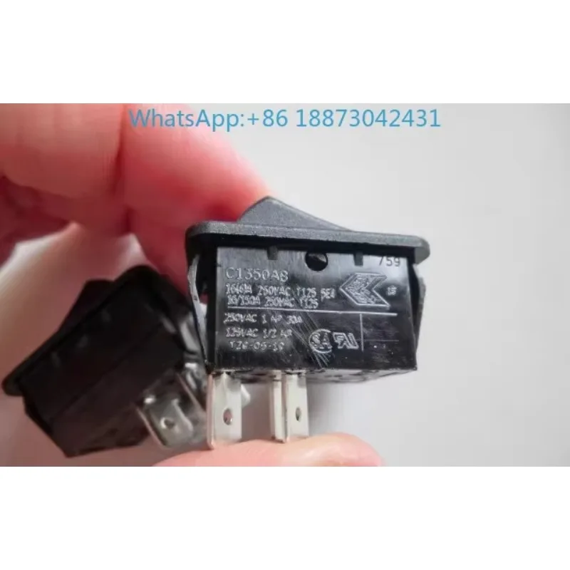 (5PCS)ARCOLECTRIC C1350ABAAB rocker switch DPST non-luminous panel installation C1350AB