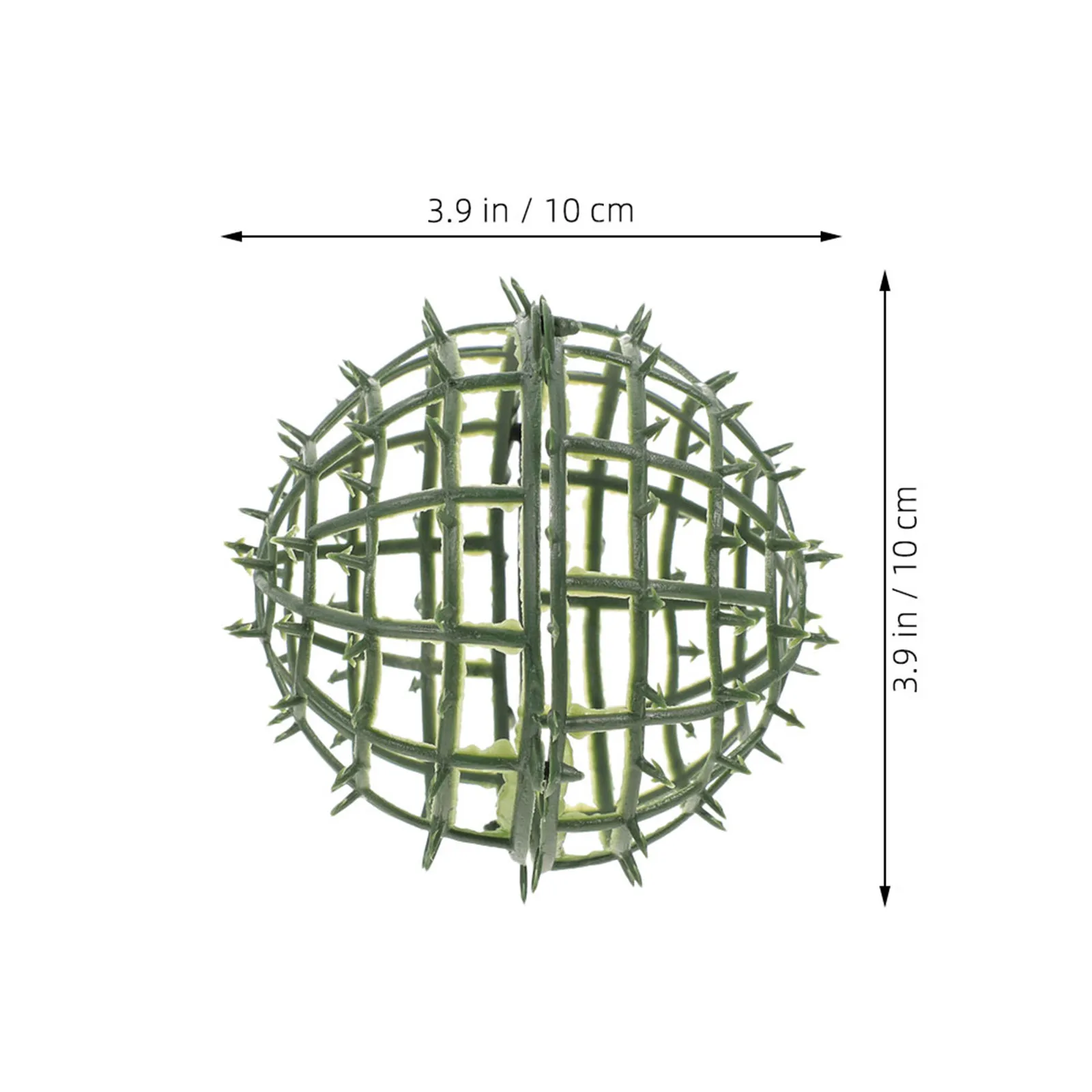 8Pcs Topiary Ball Rack Green Plastic Flower Arrangement Holder Artificial Plant Cage Patio Party Display Support