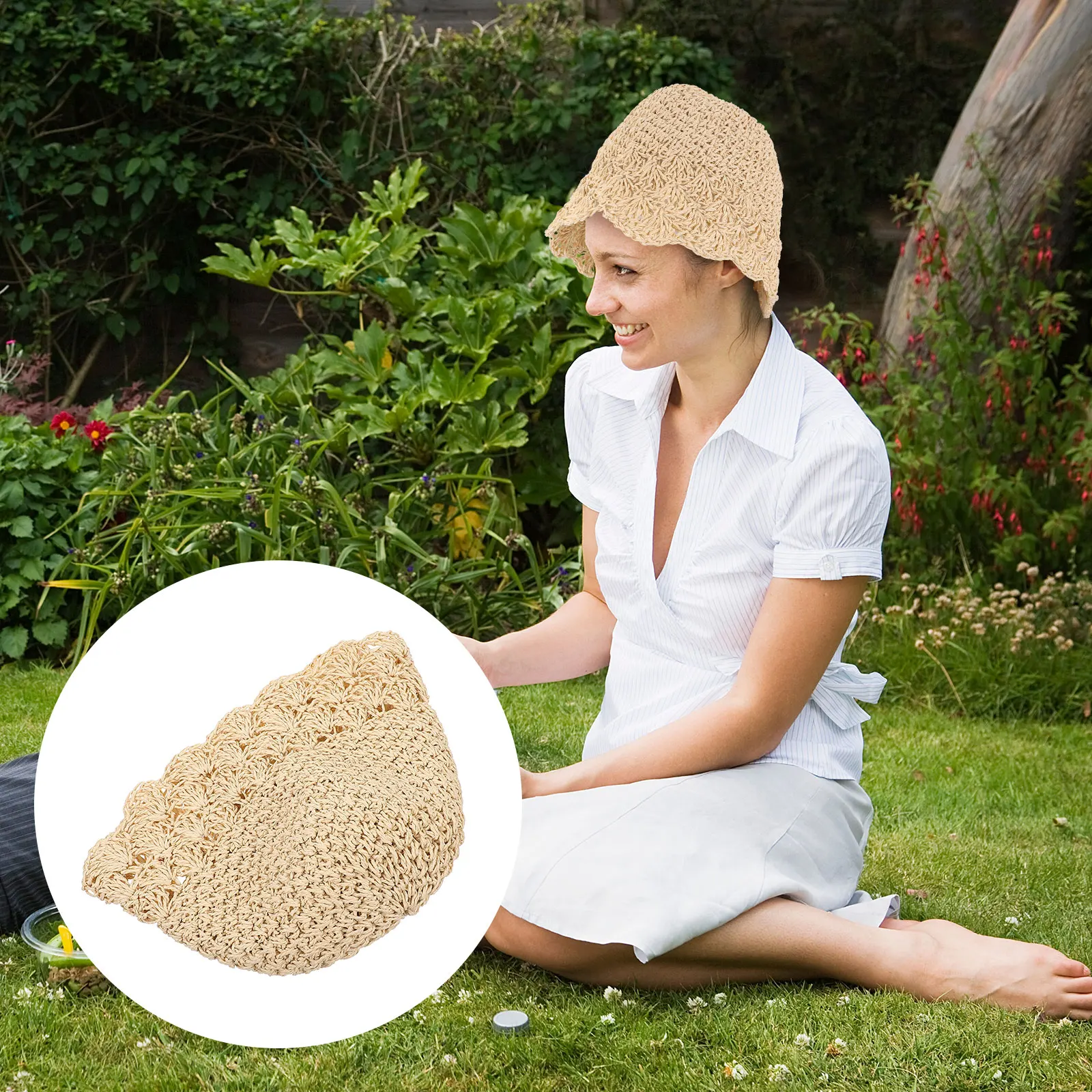 

Sun Hat Girls Women Sunshade Light Hats Ladies Chic Block Stylish Straw Visor