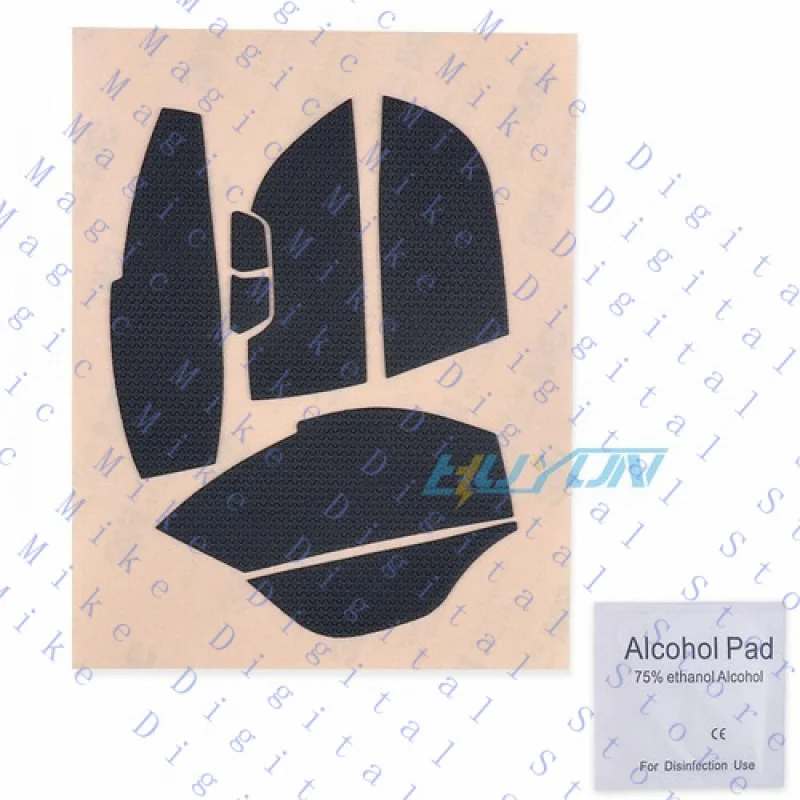 

Наклейки-стикеры H Texture, нескользящие, с боковой фиксацией, для беспроводной мыши Logitech G604.