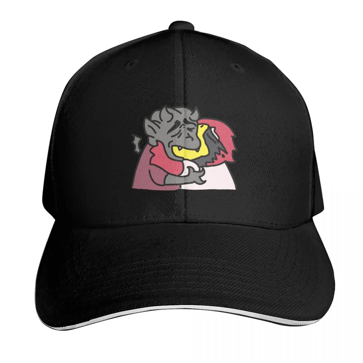 (Black Version) Legally Ambiguous Gargoyle kissing Legally Ambiguous Cardinal Baseball Cap Men Women Casual Summer Sport Sun Cap