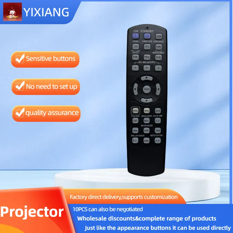 New Remote Control  for Mitsubishi Projector GX-540 HC77-10S/11S 70D 80D 60D HD4000U HC900U